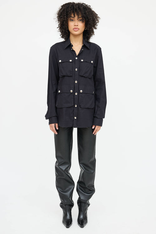 Givenchy Cargo Pocket Shirt Jacket