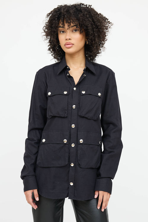 Givenchy Cargo Pocket Shirt Jacket