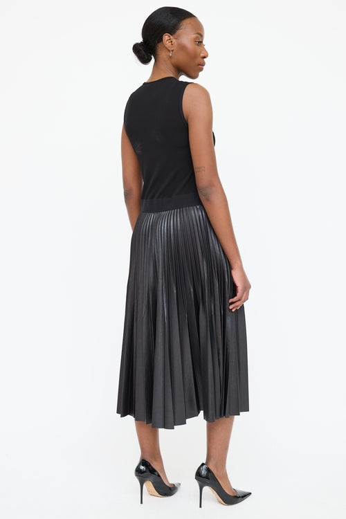 Givenchy Pleated Logo Dress