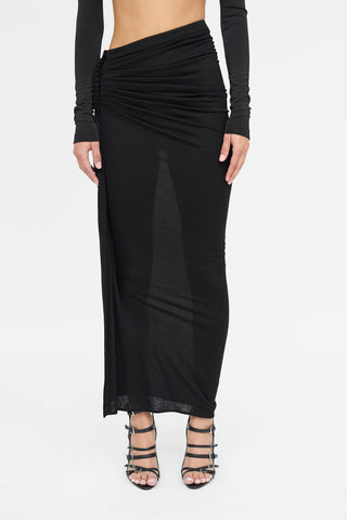 Givenchy Ruched Maxi Skirt