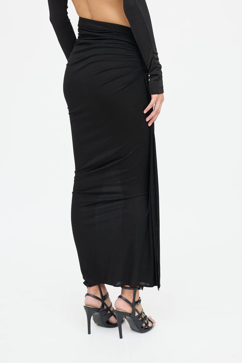 Givenchy Ruched Maxi Skirt