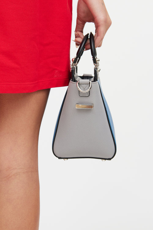 Givenchy Blue & Grey HDG Leather Bag