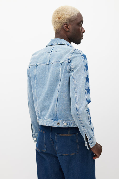 Givenchy Blue Star Denim Jacket