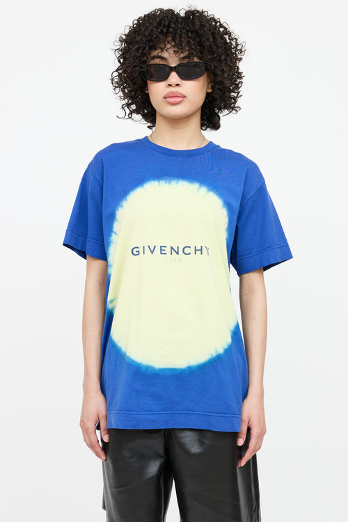 Givenchy Oversized Tie Dye Logo T-Shirt