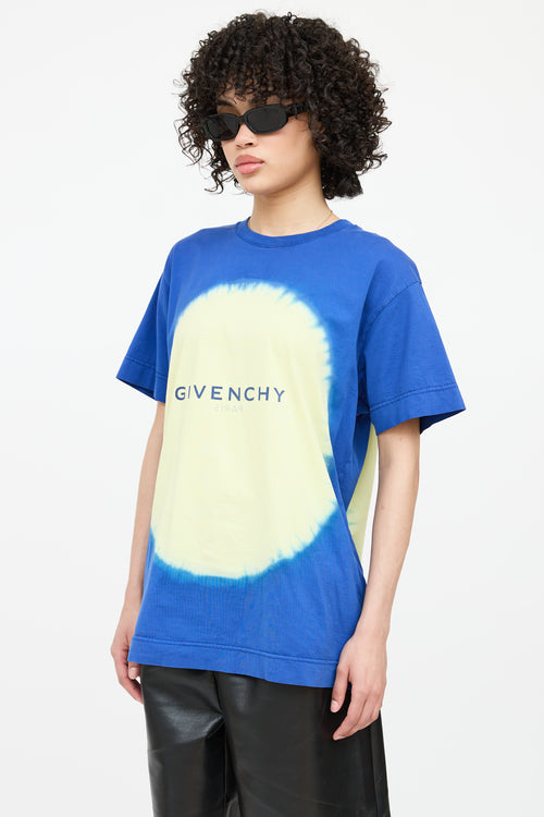 Givenchy Oversized Tie Dye Logo T-Shirt