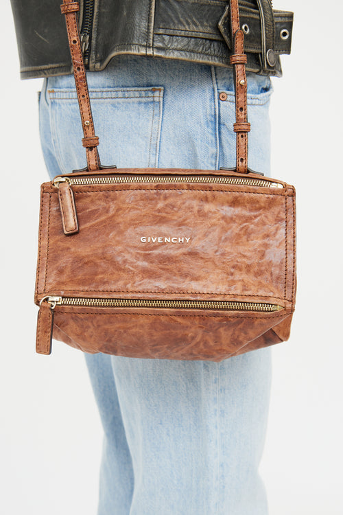 Givenchy Brown Mini Pandora Bag