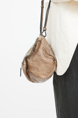 Givenchy Brown & Silver Leather Pandora Bag