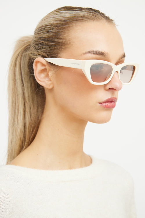 Givenchy Cream Rectangle GV 7209/S Sunglasses