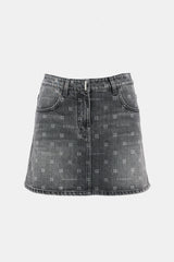 Givenchy Denim 4G Mini Skirt