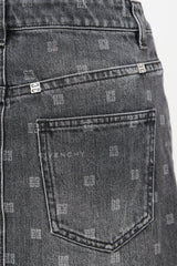 Givenchy Denim 4G Mini Skirt