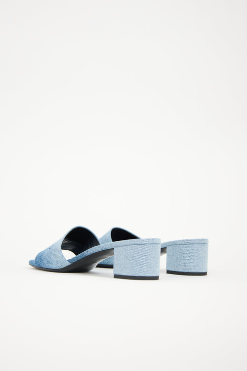 Givenchy Denim 4G Logo Sandal