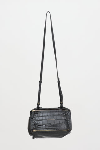 Givenchy Embossed Leather Mini Pandora Bag