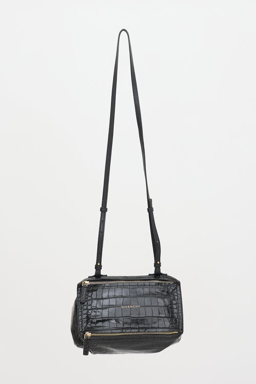 Givenchy Embossed Leather Mini Pandora Bag