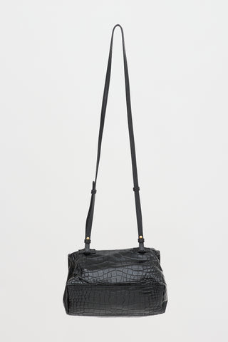 Givenchy Embossed Leather Mini Pandora Bag
