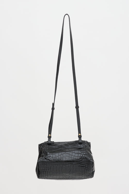 Givenchy Embossed Leather Mini Pandora Bag