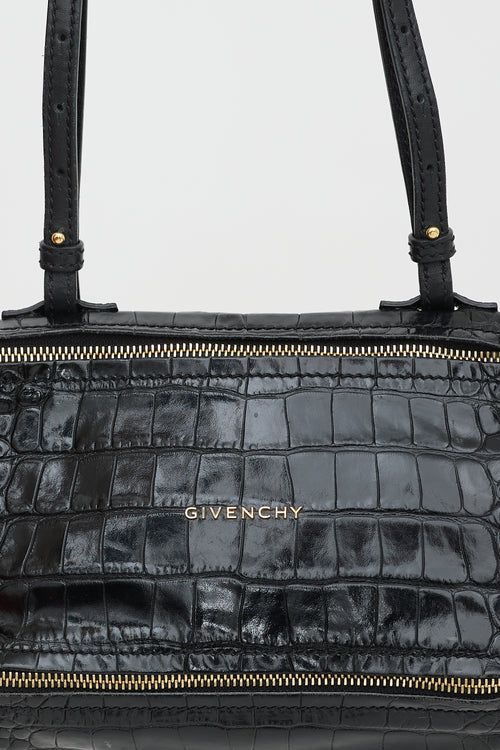 Givenchy Embossed Leather Mini Pandora Bag
