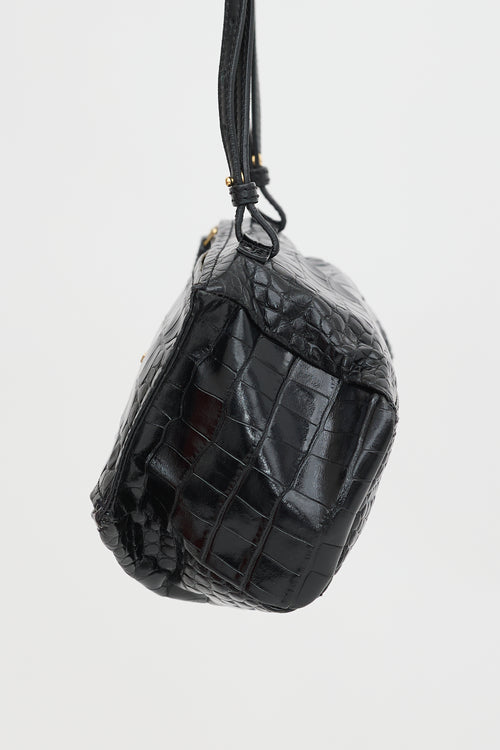 Givenchy Embossed Leather Mini Pandora Bag