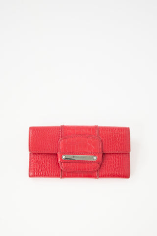 Givenchy Embossed Leather Wallet