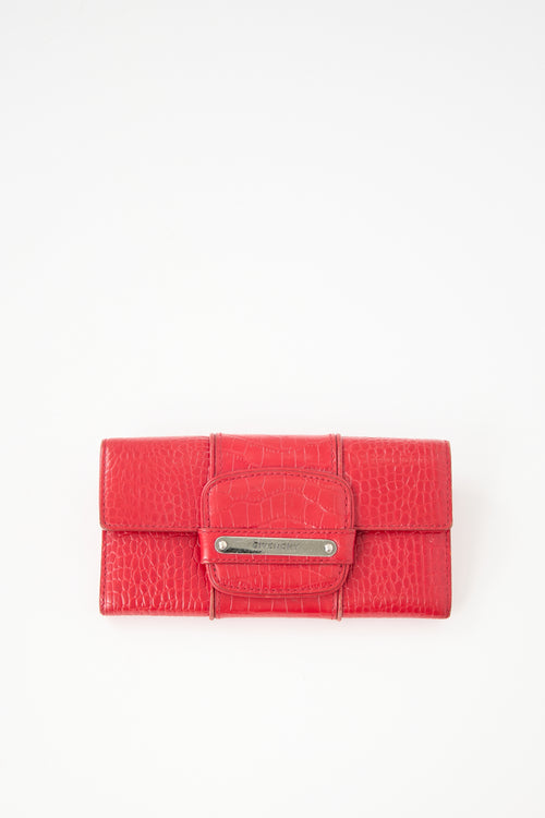 Givenchy Embossed Leather Wallet