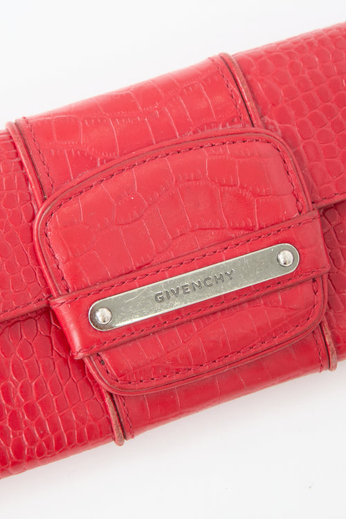 Givenchy Embossed Leather Wallet