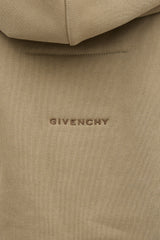 Givenchy Embroidered Logo Cropped Hoodie