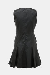 Givenchy FW 2012 Leather Fluted Dress