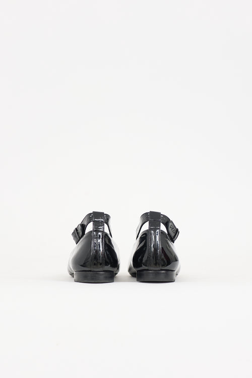 Givenchy Patent Cutout Flat