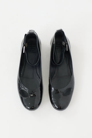 Givenchy Patent Cutout Flat