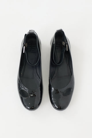 Givenchy Patent Cutout Flat