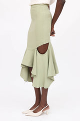 Givenchy 2016 Resort Cutout Skirt