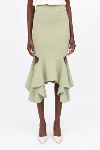 Givenchy 2016 Resort Cutout Skirt