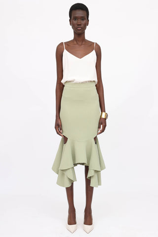 Givenchy 2016 Resort Cutout Skirt