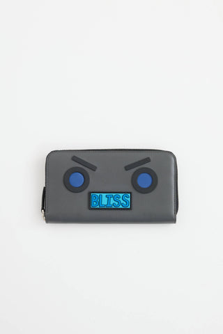 Fendi Bliss Face Zippy Wallet