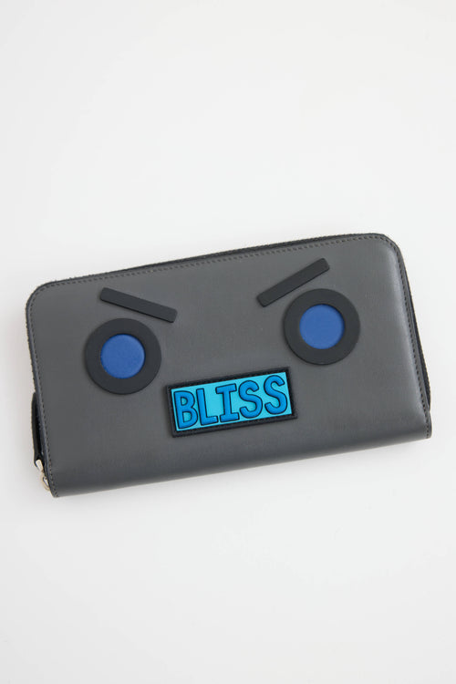 Fendi Bliss Face Zippy Wallet