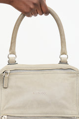 Givenchy Grey Leather Pandora Bag