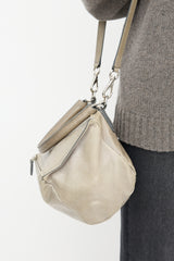 Givenchy Grey Leather Pandora Bag