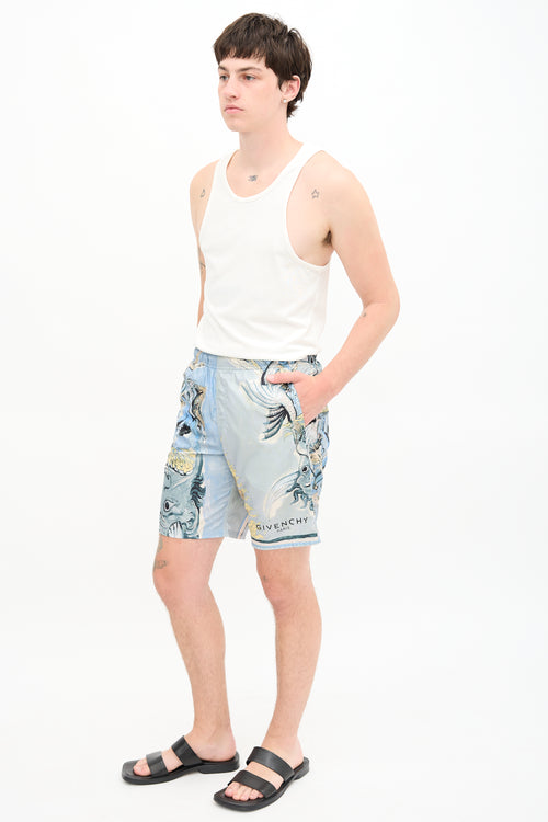 Givenchy Icarus Printed Shorts