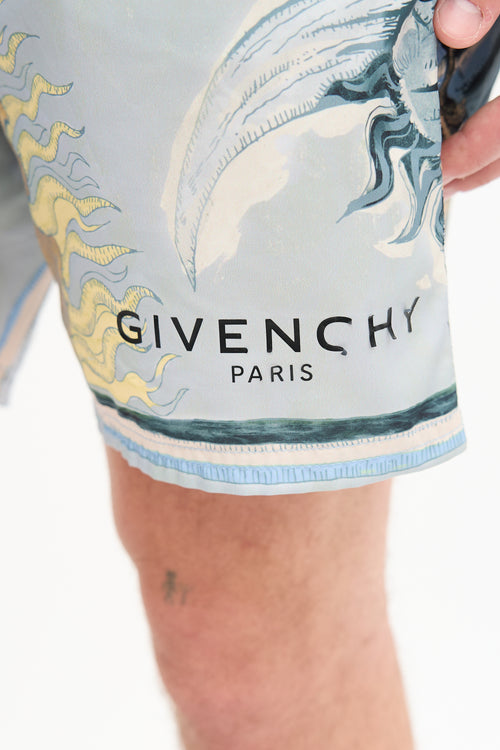 Givenchy Icarus Printed Shorts