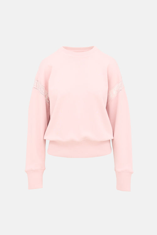 Givenchy Lace Insert Sweatshirt
