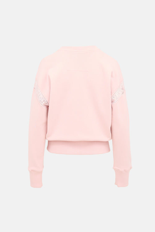 Givenchy Lace Insert Sweatshirt