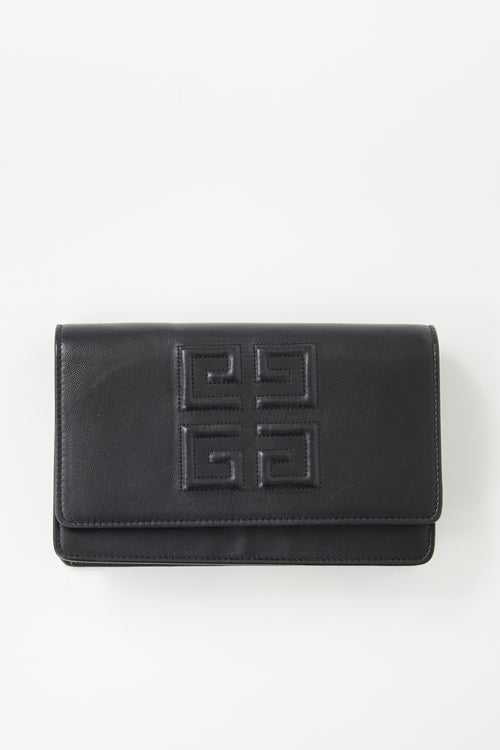 Givenchy Leather 4G Wallet On Chain
