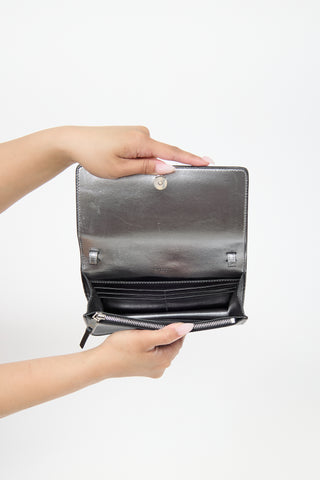 Givenchy Leather 4G Wallet On Chain