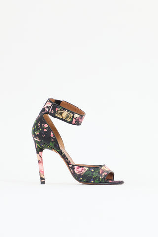 Givenchy Leather Floral Sandal