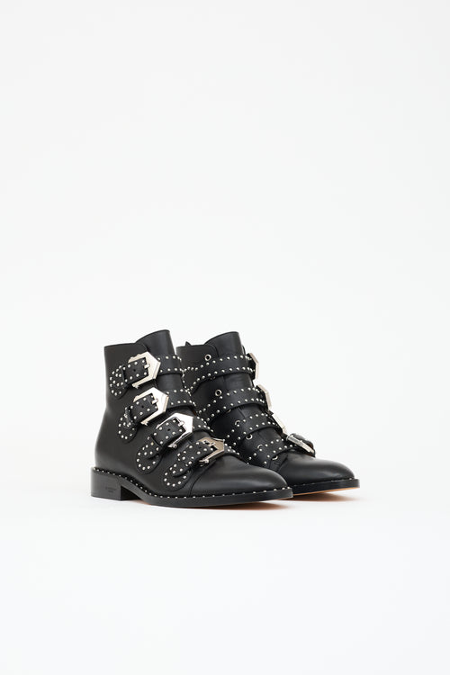 Givenchy Leather Studded Ankle Boot