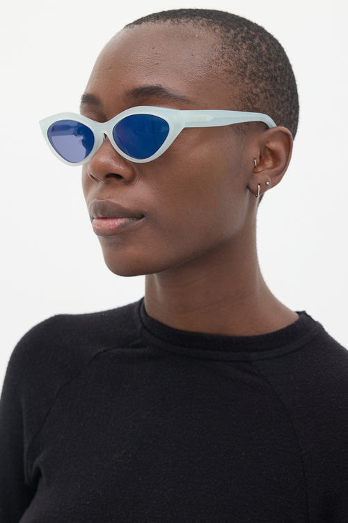 Givenchy Light Blue GV40025U Tapered Sunglasses