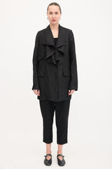 Givenchy Linen Drape Coat
