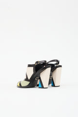 Roger Vivier Leather Colour Block Heel