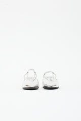 Givenchy Metallic Leather Slingback Heel