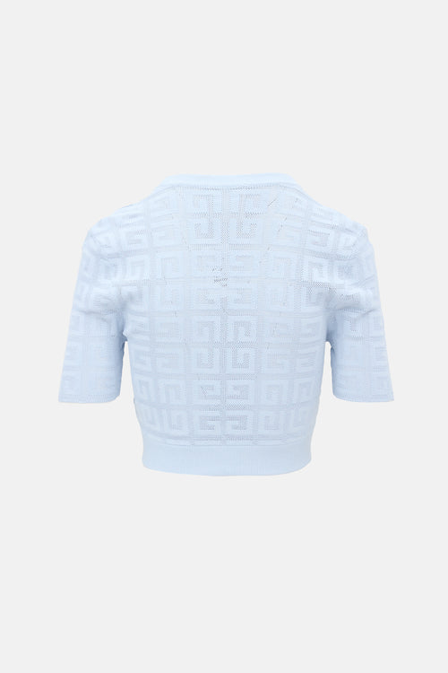 Givenchy Monogram Jacquard Knit Top