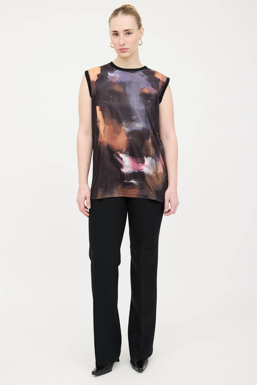Givenchy Printed Sleeveless Top